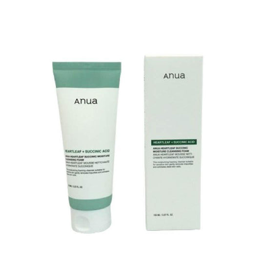 Heartleaf Succinic Moisture Cleansing Foam 150ml - ANUA