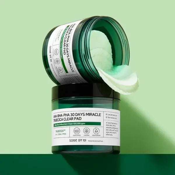AHA, BHA, PHA 30 Days Miracle Truecica Clear Pad - Some By Mi