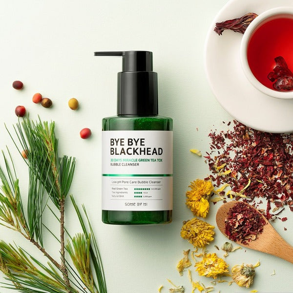 Bye Bye Blackhead 30 Days Miracle Green Tea Tox Bubble Cleanser 120g - SOME BY MI