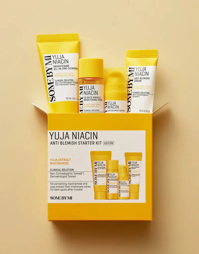 Yuja Niacin Anti Blemish Starter Kit 4 pcs - Some By Mi