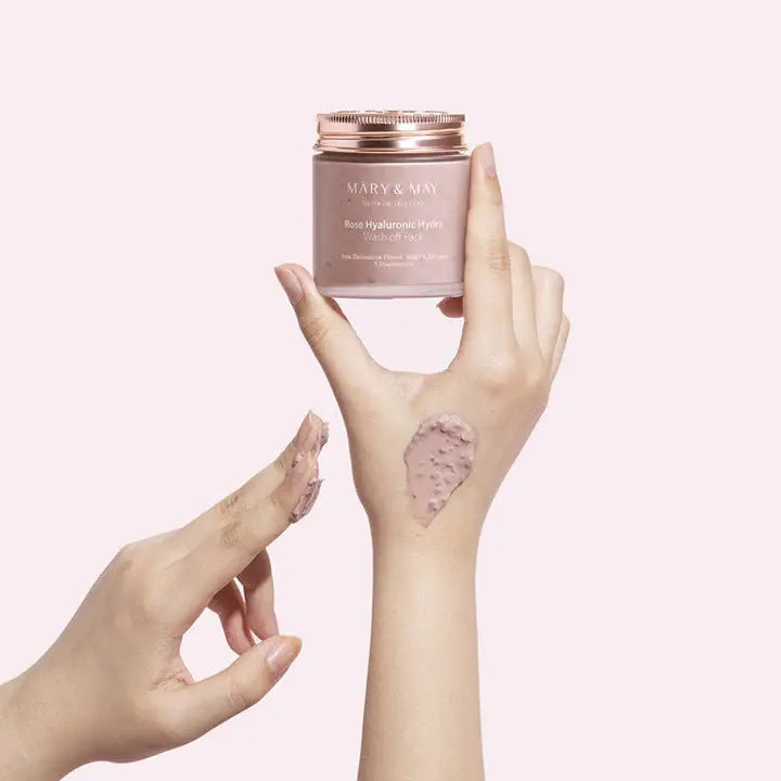 Rose Hyaluronic Hydra Wash Off Mask Pack 125g - Mary & May