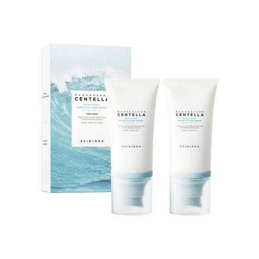 Madagascar Centella Hyalu Cica Water Fit Sun Serum Twin Pack 50ml – Skin 1004