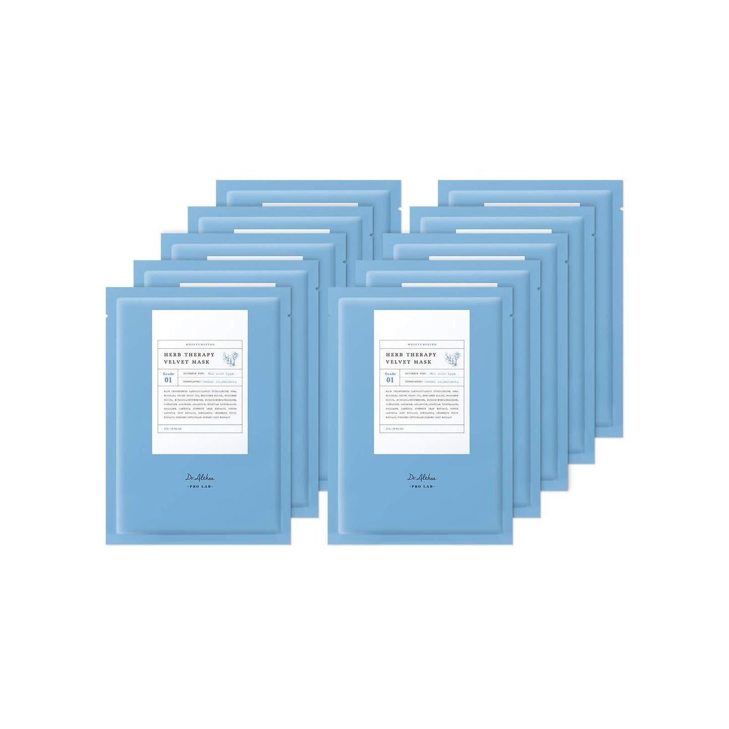 Herb Therapy Velvet Mask Set (10pcs) - Dr. Althea