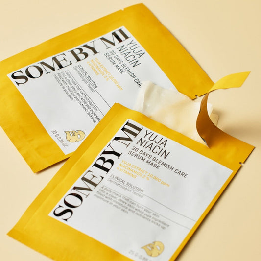 Yuja Niacin Blemish Care Serum Mask 25g - Some By Mi