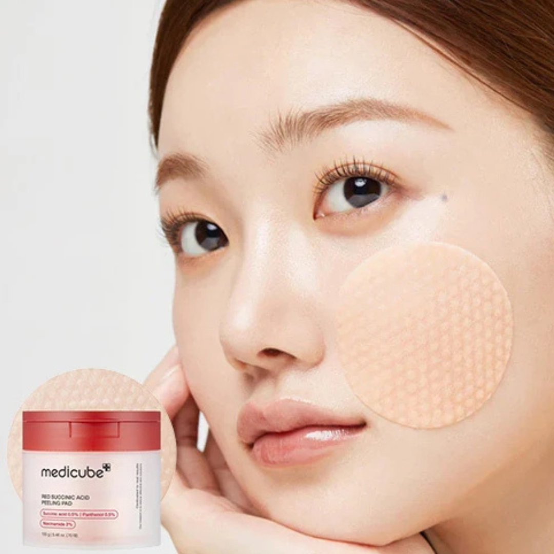 Medicube Red Succinic Acid Panthenol Peeling Pads