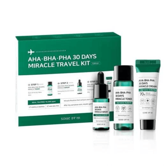 AHA, BHA, PHA 30 Days Miracle AC SOS Kit 4pcs - Some By Mi