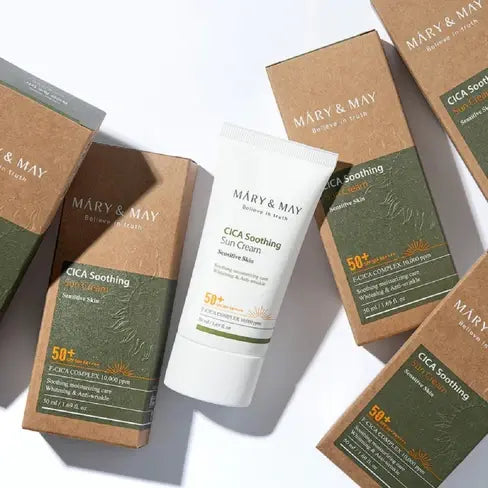 Cica Soothing Sun Cream 50ml - Mary & May